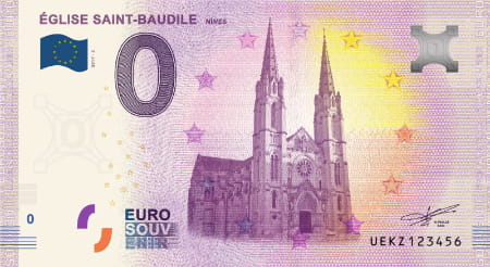 0 Euro - Eglise Saint-Baudile - Francja - 2017