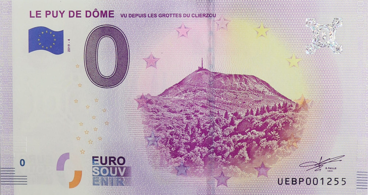 0 Euro - Le Puy De Dome - Francja - 2018