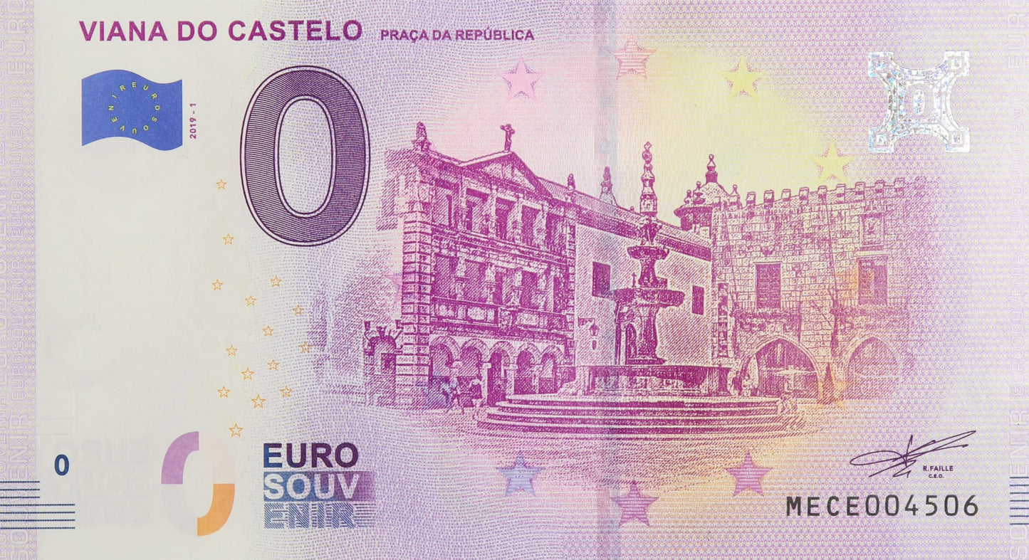 0 Euro - Viana Do Castelo - Portugalia - 2019