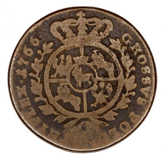 Trojak 1766 Stanisław August Poniatowski Warszawa