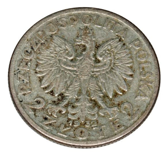 2 złote 1932 II RP Głowa kobiety Warszawa