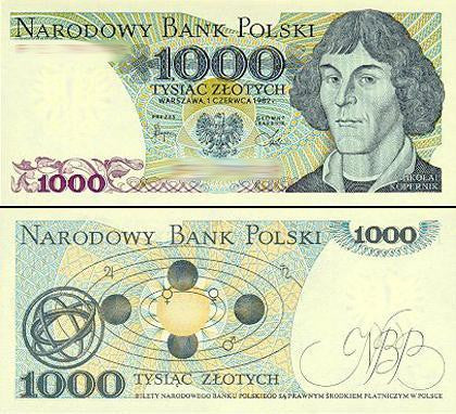 Banknot 1000 zł 1982 rok