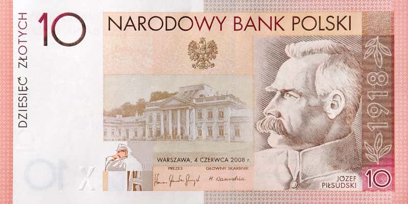 10 zł Józef Piłsudski - banknot kolekcjonerski