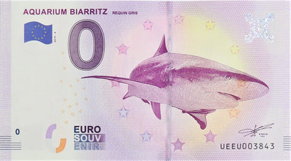 0 Euro - Aquarium Biarritz - Francja - 2019