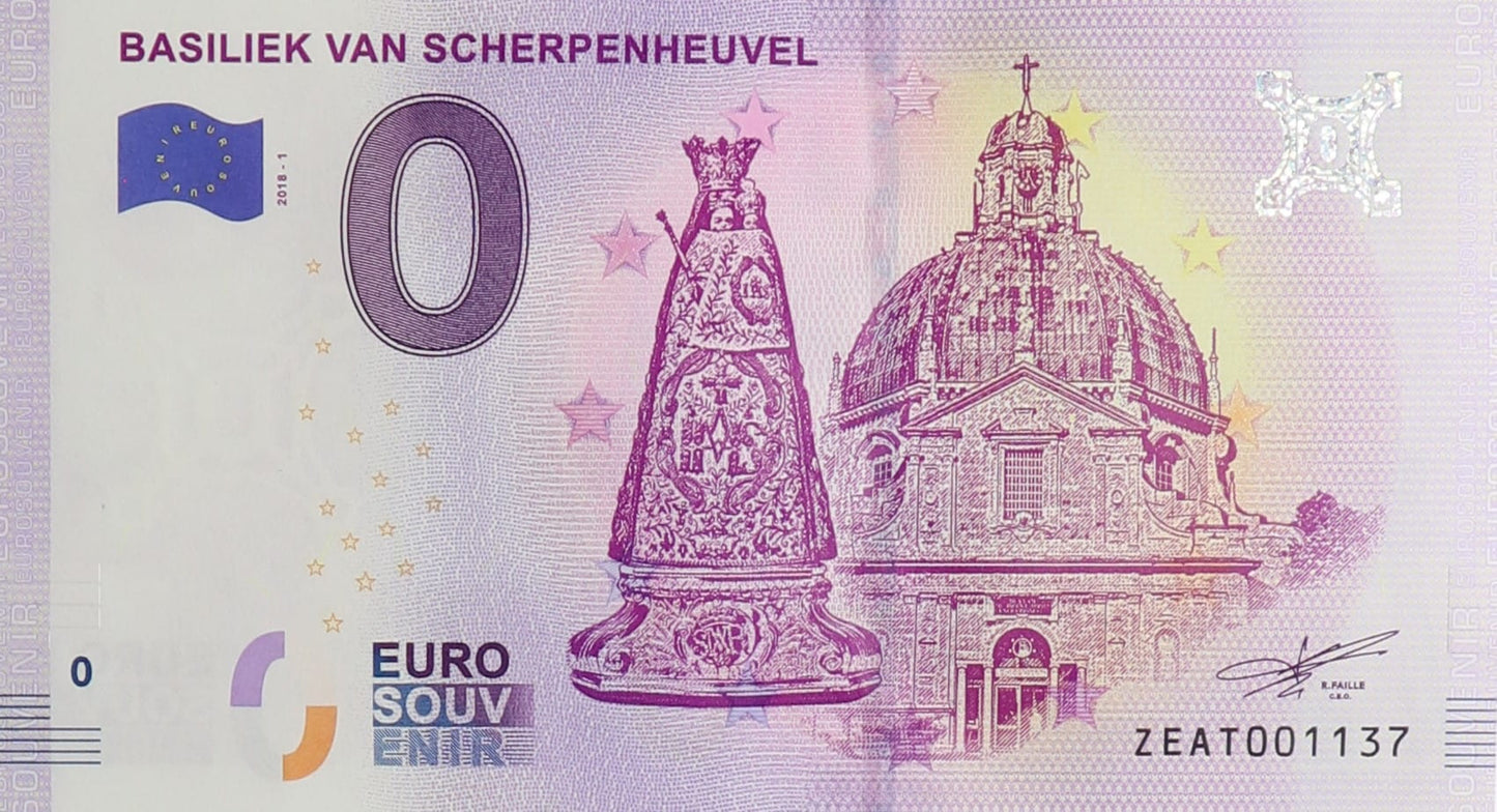 0 Euro - Basiliek Van Scherpenheuevel  - Francja - 2018
