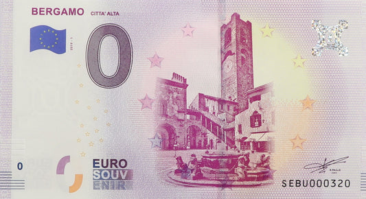 0 Euro - Bergamo Citta' Alta - Włochy - 2019