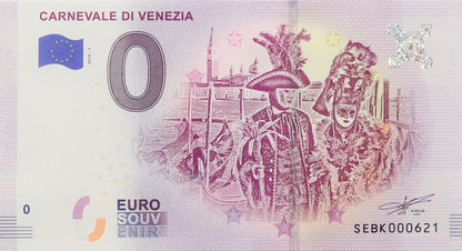 0 Euro - Carnevale Di Venezia - Włochy - 2019