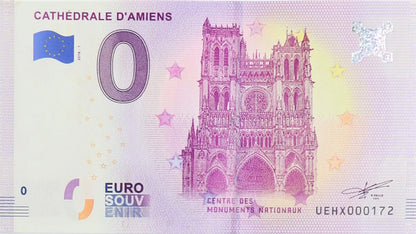0 Euro - Cathedrale D'Amiens - Francja - 2018