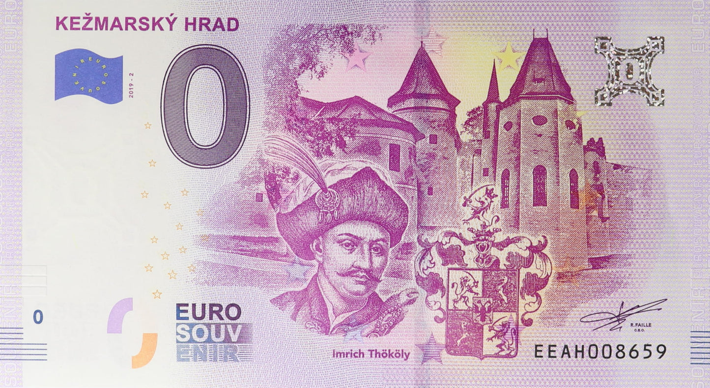 0 Euro - Kezmarsky Hrad - Słowacja - 2019