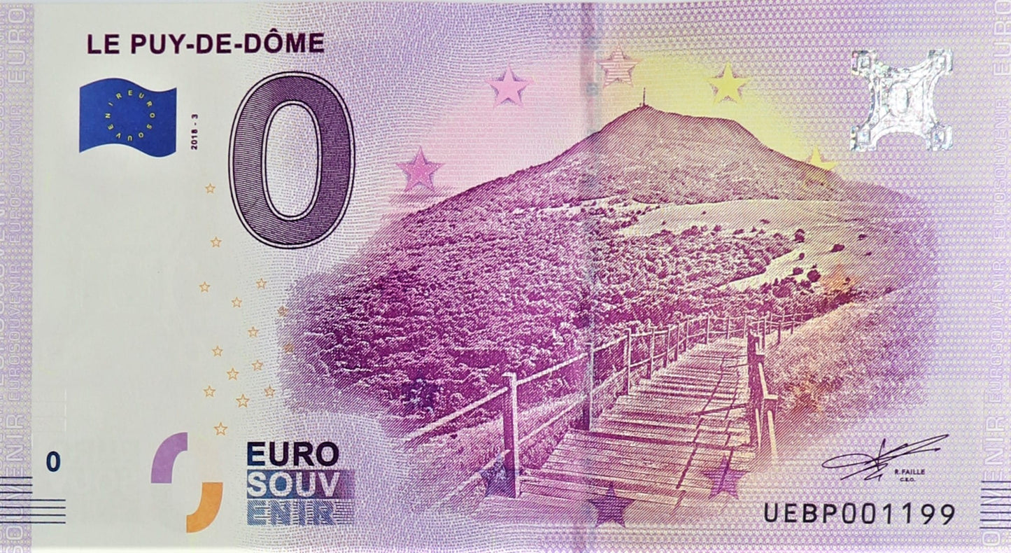 0 Euro - Le Puy De Dome  - Francja - 2019