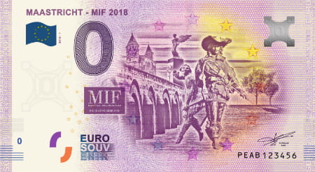0 Euro - Maastricht - Mif 2018 - Holandia - 2018