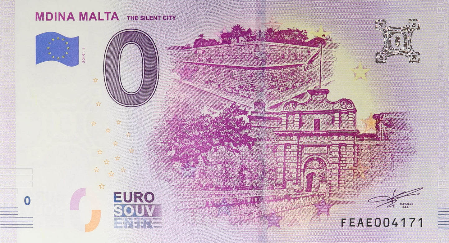 0 Euro - Mdina Malta - Malta - 2019