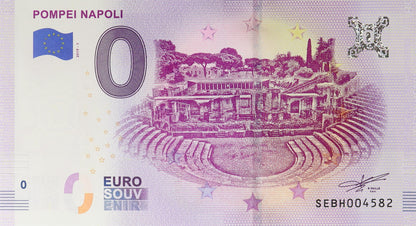 0 Euro - Pompei Napoli - Włochy - 2019