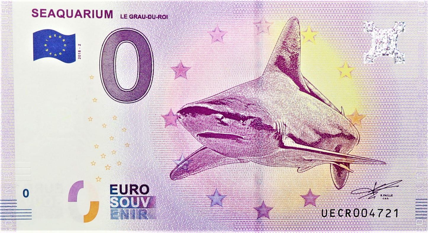 0 Euro - Seaquarium - Francja - 2018