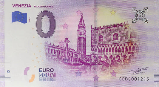 0 Euro - Venezia - Włochy - 2019