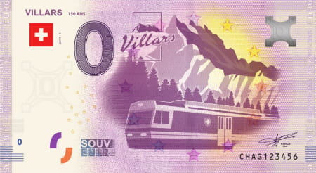 0 Euro - Villars 150 ANS - Szwajcaria - 2017