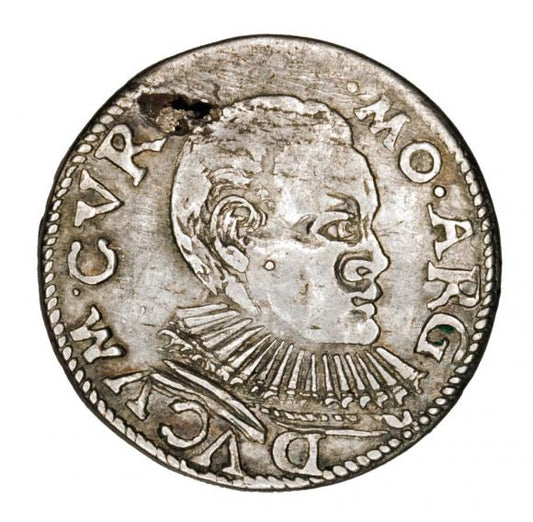 Trojak 1596 Fryderyk Kettler Księstwo Kurlandzkie Mitawa