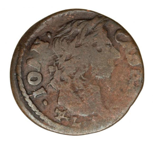 Szeląg 1661 Jan Kazimierz Polska Ujazdów