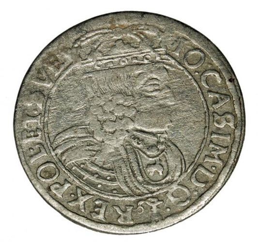 Szóstak 1662 Jan Kazimierz Lwów