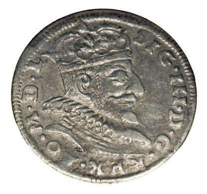 Trojak 1590 Zygmunt III Waza Wilno