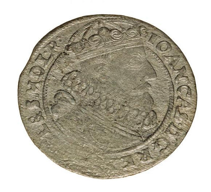 Szóstak 1657 Jan Kazimierz Polska Kraków