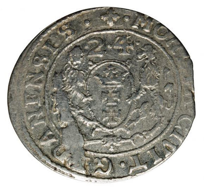 Ort 1624 Zygmunt III Waza Gdańsk