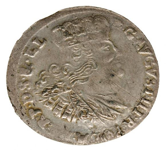 Szóstak 1762 August III Sas Gdańsk