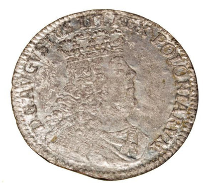 1/2 szóstaka 1753 August III Polska Lipsk