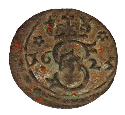 Denar 1623 Zygmunt III Waza Polska Łobżenica