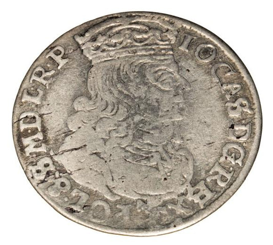 Szóstak 1661 Jan Kazimierz Polska Poznań