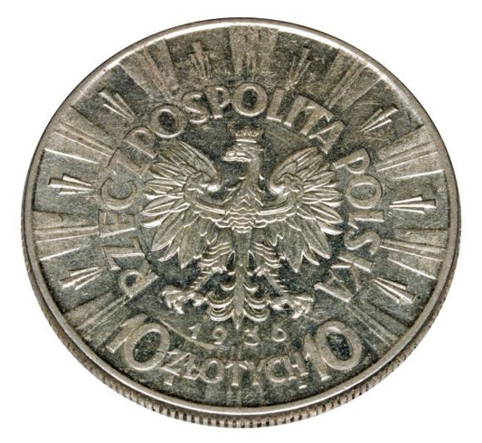 10 złotych 1936 II RP Józef Piłsudski Warszawa