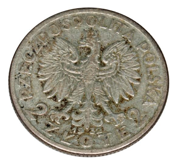 2 złote 1932 II RP Głowa kobiety Warszawa