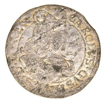 Szóstak 1658 Karol X Gustaw Elbląg