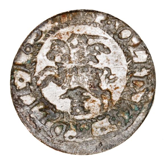 Szeląg 1653 Jan Kazimierz Litwa Wilno