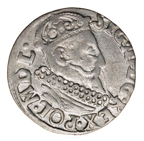 Trojak 1621 Zygmunt III Waza Polska Kraków PONONI