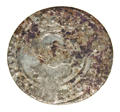 Szeląg 1597 Zygmunt III Waza Ryga