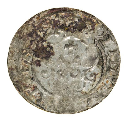 Szeląg 1597 Zygmunt III Waza Ryga