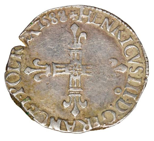 1/4 ecu 1588 Henryk Walezy Francja Rennes