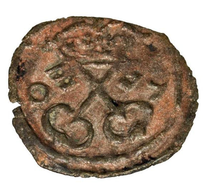 Denar 1609 Zygmunt III Waza Poznań