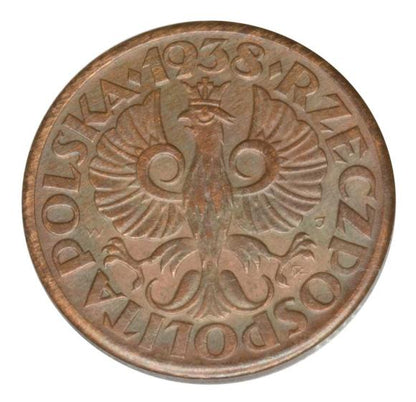 1 grosz 1938 II RP Warszawa