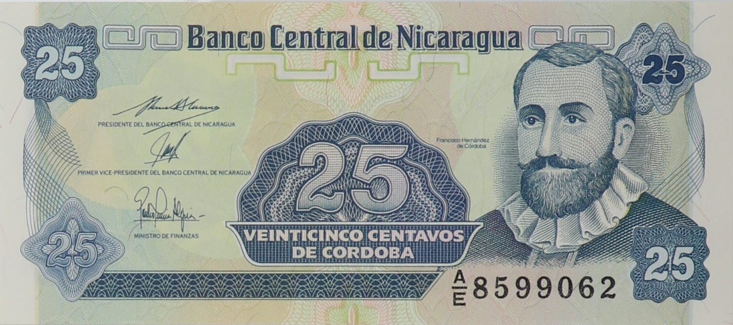 25 Centavos - Nikaragua - 1991 rok