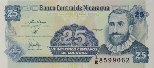 25 Centavos - Nikaragua - 1991 rok