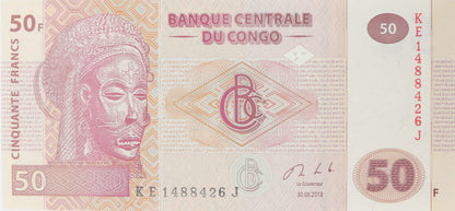 50 Franków - Kongo - 2013 rok