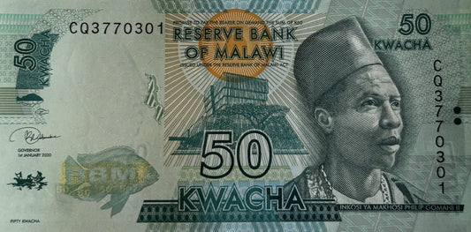 50 Kwacha - Malawi - 2020 rok