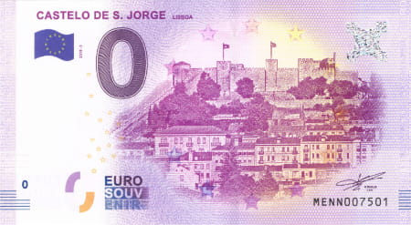 0 Euro - Castelo De S. Jorge - Portugalia - 2018