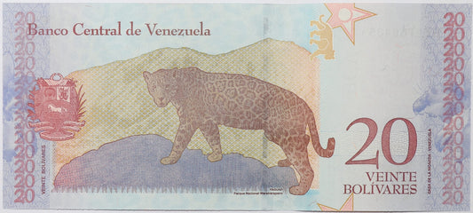 20 Boliwarów soberano - Wenezuela - 2018 rok