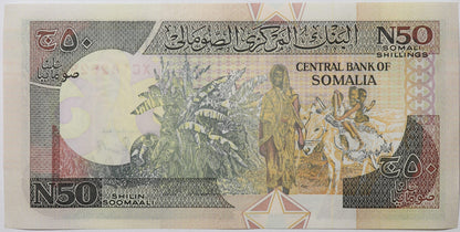 50 Szylingów - Somalia - 1990 rok