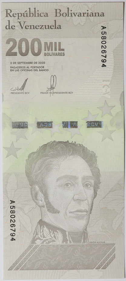 200 MIL Boliwarów - Wenezuela - 2020 rok