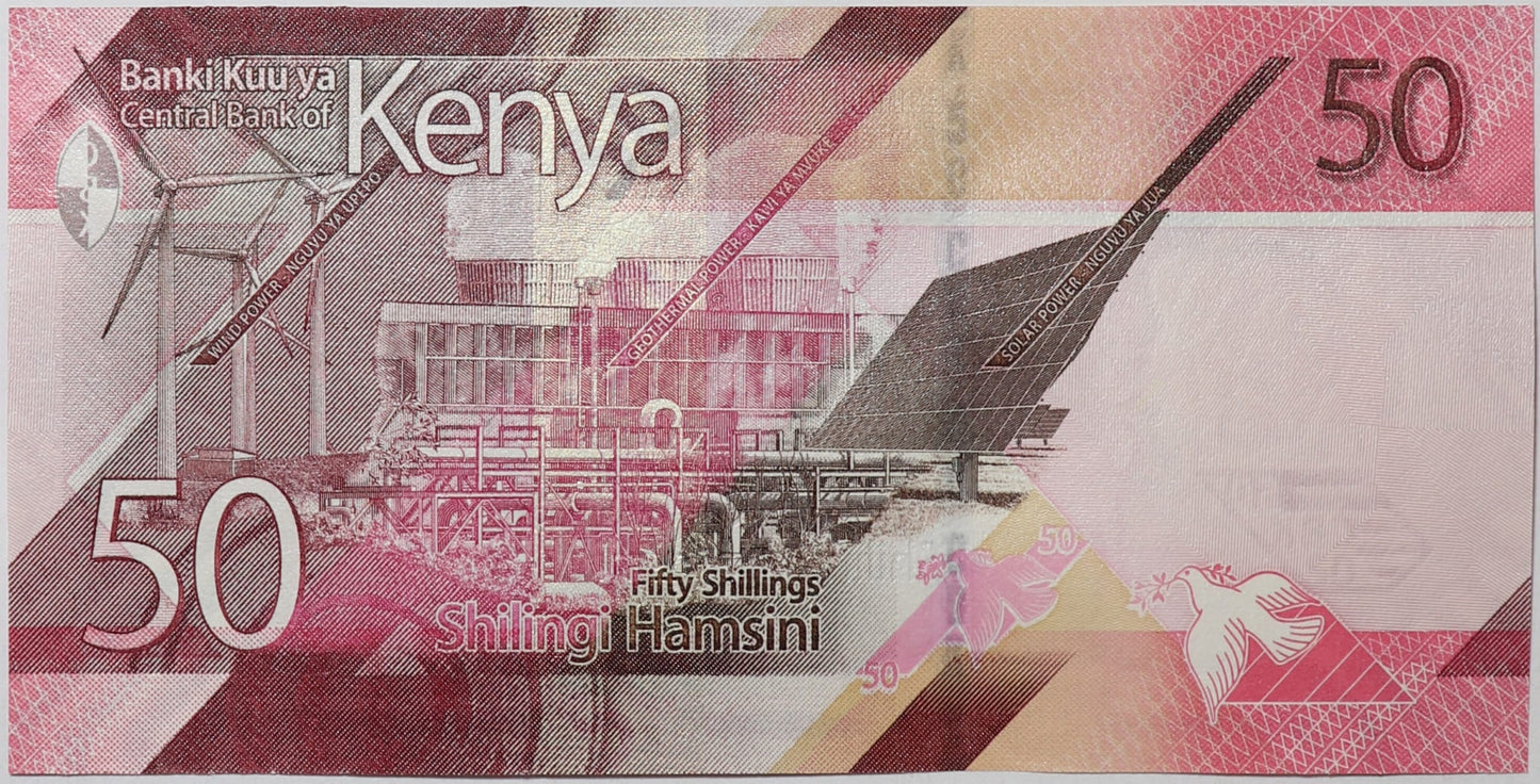 50 Szylingów - Kenia - 2019 rok