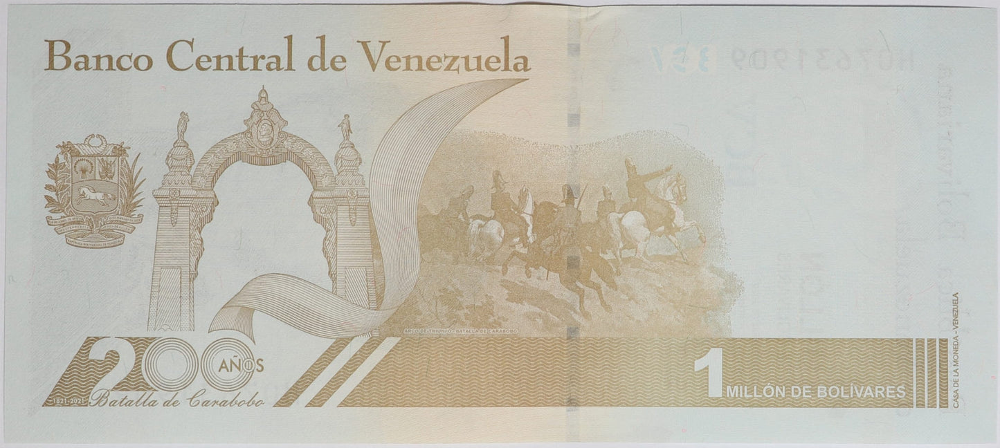1 Milion Boliwarów - Wenezuela - 2020 rok